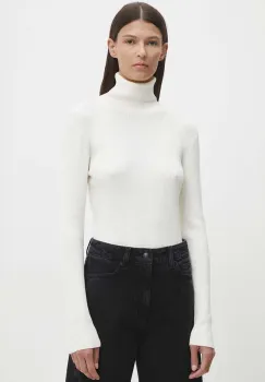 Bruuns Bazaar pulover AnemonesBBBatildas knit femei, culoarea bej, cu guler, BBW3518 imagine