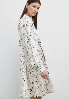 Bruuns Bazaar rochie AcaciaBBPhila dress culoarea bej, mini, evazati, BBW3865 imagine