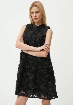 Bruuns Bazaar rochie ClarkiaBBChi dress culoarea negru, mini, evazati, BBW4180 imagine