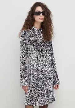 Bruuns Bazaar rochie culoarea negru, mini, drept imagine