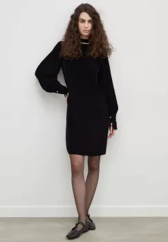 Bruuns Bazaar rochie culoarea negru, mini, drept imagine