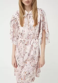 Bruuns Bazaar rochie PellitoryBBParez dress culoarea roz, mini, oversize, BBW3985 imagine