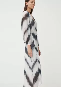 Bruuns Bazaar rochie PhloxBBNoriel dress culoarea gri, maxi, drept, BBW3752 imagine