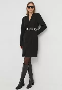 Bruuns Bazaar rochie Rubysus Lyda culoarea negru, mini, mulata imagine