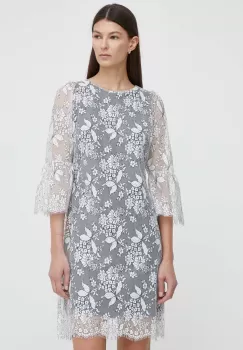 Bruuns Bazaar rochie TuberosaBBMajah dress culoarea alb, mini, evazati, BBW3837 imagine