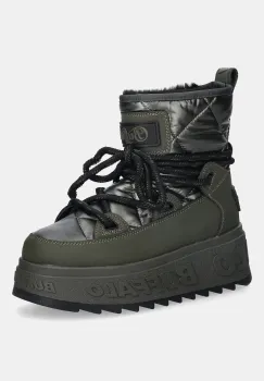 Buffalo cizme de iarna Eliza Snow Boot culoarea verde, 1270144-KHA imagine