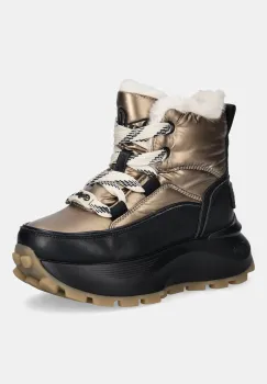 Buffalo cizme de iarna Manhatten Lace Up Puffed culoarea auriu, 1622622-GLD imagine