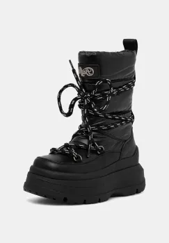 Buffalo cizme de iarna Olympia Snow Puffer culoarea negru, 1270150-BLK imagine