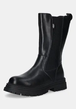 Buffalo cizme Lennox Chelsea Hi culoarea negru, cu platforma, 1270136-BLK imagine