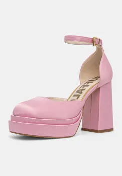 Buffalo pantofi cu toc May Dorsay culoarea roz, 1290200-ROS imagine