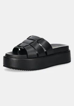 Buffalo papuci Noa Mule Ms femei, culoarea negru, cu platforma, 1602256-BLK imagine