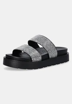 Buffalo papuci Raya Tss Spark femei, culoarea argintiu, cu platforma, 1602282-BLS imagine