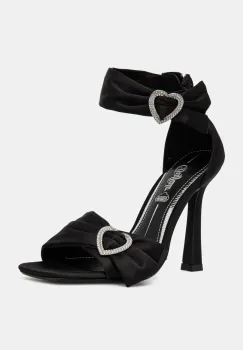 Buffalo sandale Fairy Chic Heart culoarea negru, 1291618-BLK imagine