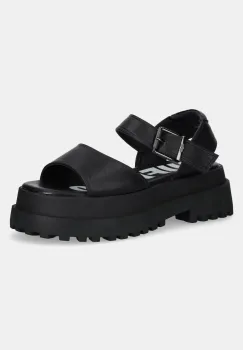 Buffalo sandale Pluto Jojo culoarea negru, cu platforma, 1602267-BLK imagine
