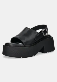 Buffalo sandale Vicious Mule Sandal femei, culoarea negru, cu platforma, 1602265-BLK imagine