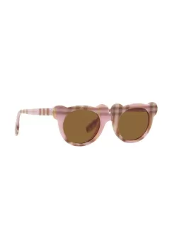 Burberry ochelari de soare copii culoarea roz, 0JB4355 imagine