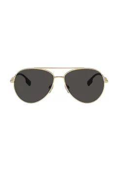 Burberry ochelari de soare femei, culoarea gri imagine