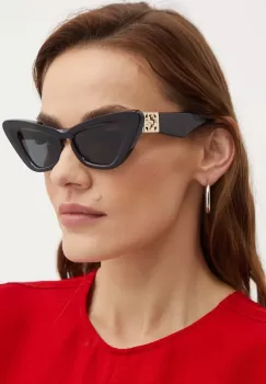 Burberry ochelari de soare femei, culoarea negru, 0BE4421U imagine
