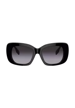 Burberry ochelari de soare femei, culoarea negru imagine
