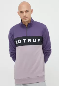 Burton bluza barbati, culoarea roz, modelator imagine