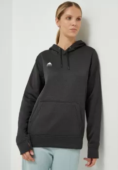 Burton bluza femei, culoarea gri, cu gluga, cu imprimeu imagine