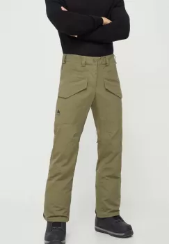 Burton pantaloni Covert 2.0 Insulated culoarea verde imagine