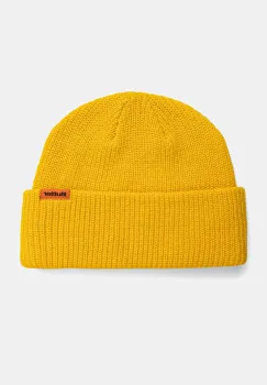 Butter Goods caciula Tall Wharfie Beanie culoarea galben, BG243811 imagine