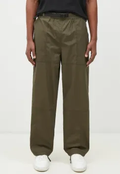 Butter Goods pantaloni TRS Pant barbati, culoarea verde, drept, BG243722 imagine