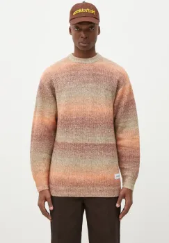 Butter Goods pulover Beams Knit Sweater barbati, culoarea portocaliu, BG243301 imagine