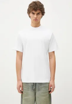 Butter Goods tricou din bumbac Basic Tee barbati, culoarea alb, uni, BG243110 imagine