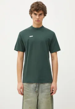 Butter Goods tricou din bumbac Basic Tee barbati, culoarea verde, uni, BG243110 imagine