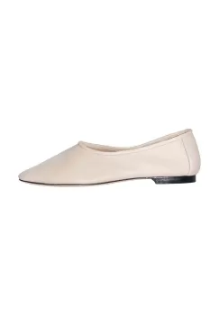 By Far balerini de piele Prudence culoarea bej, MWFFC005LL028BG028PL imagine