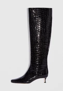 By Far ghete de piele Stevie 42 femei, culoarea negru, cu toc cui, MWFBO066CL033BK001PL imagine