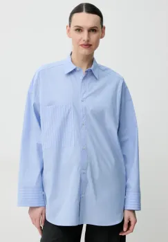 By Malene Birger camasa din bumbac DERRIS femei, cu guler clasic, relaxed, 103165 imagine