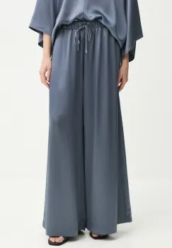 By Malene Birger pantaloni CLORELLA femei, lat, high waist, 103309 imagine