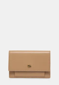 By Malene Birger portofel de piele femei, culoarea bej imagine