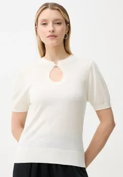 By Malene Birger pulover din amestec de lana TALA femei, culoarea bej, light, 103209 imagine