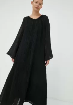 By Malene Birger rochie culoarea negru, maxi, oversize imagine