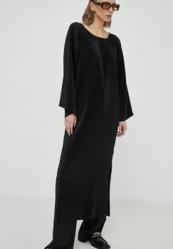 By Malene Birger rochie Viella culoarea negru, maxi, oversize imagine