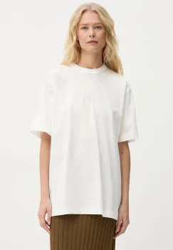 By Malene Birger tricou din bumbac FAYEH. femei, culoarea bej, Q72365007Z imagine