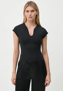 By Malene Birger tricou VENAZIA femei, culoarea negru, Q72465001 imagine