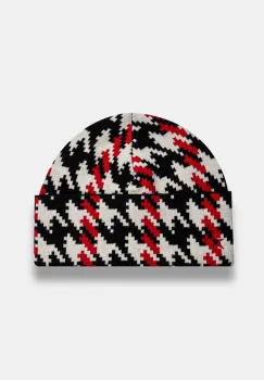 caciula Houndstooth culoarea alb, de lana, U8000168 imagine