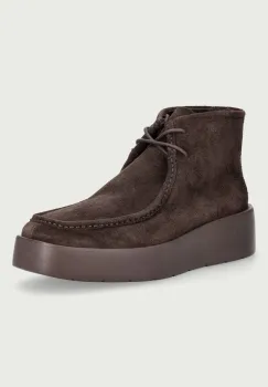 Calvin Klein  botine cu platforma pentru femei FLATF LACE UP APR CUT BOOT imagine