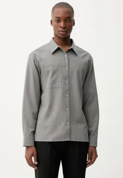 Calvin Klein camasa din amestec de lana imagine