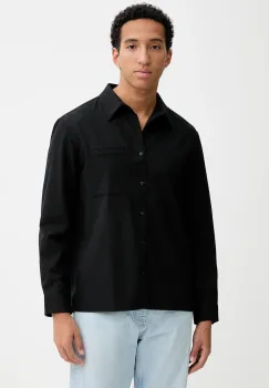 Calvin Klein camasa din amestec de lana imagine