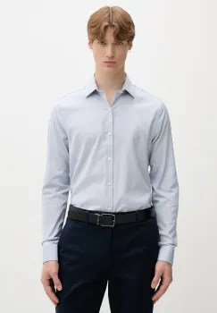 Calvin Klein camasa non-iron pentru barbati, din bumbac cu elastan imagine