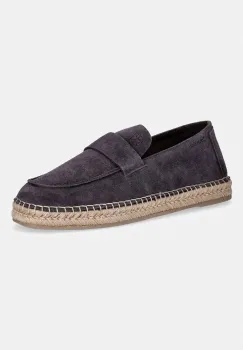 Calvin Klein espadrile pentru barbati, din piele intoarsa ESPADRILLE LOAFER BAND SU imagine