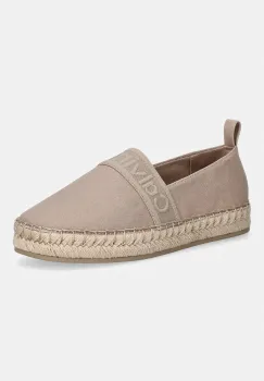 Calvin Klein espadrile pentru femei OBLIQUE ESPADRILLE WEBBING imagine
