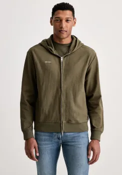 Calvin Klein  hanorac cu fermoar si gluga pentru barbati cu bumbac imagine