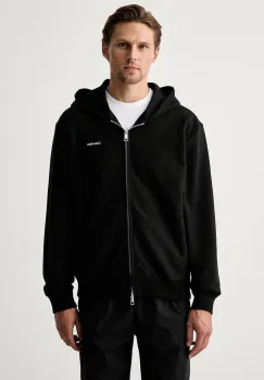 Calvin Klein hanorac cu fermoar si gluga pentru barbati cu bumbac imagine